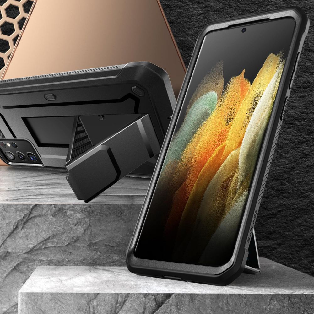Supcase Samsung Galaxy S21 Ultra Unicorn Beetle Pro Σκληρή Θήκη με Stand - Black