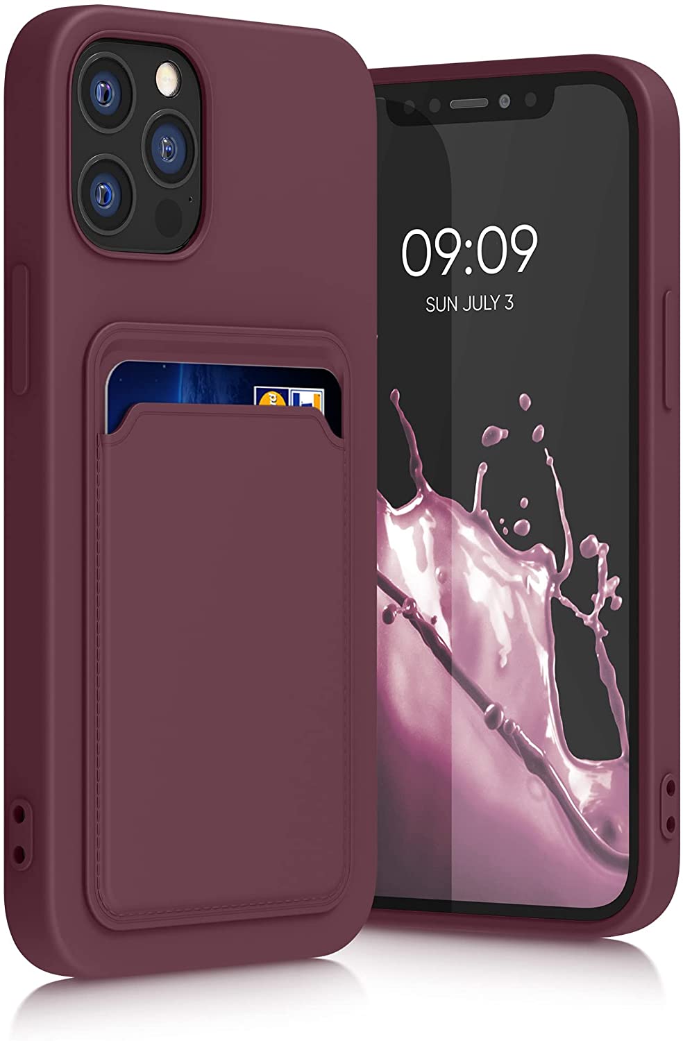 KW iPhone 12 / 12 Pro Θήκη Σιλικόνης TPU - Tawny Red - 55112.190