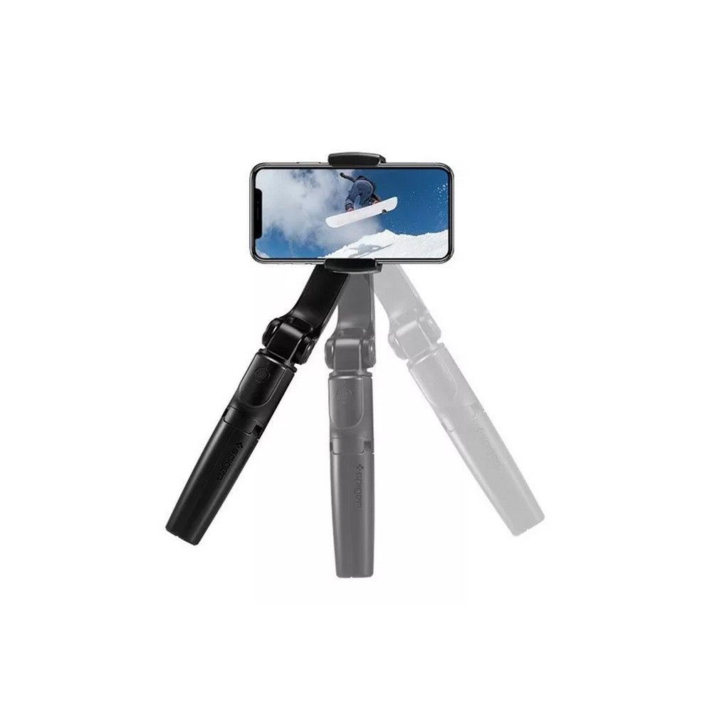 Spigen S610W Ασύρματο Gimbal Selfie Stick με Τρίποδο και Bluetooth Τηλεχειριστήριο - Black