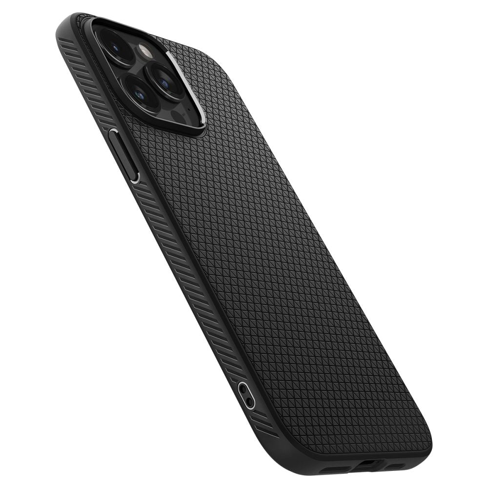 Spigen iPhone 15 Pro Liquid Air Θήκη Σιλικόνης - Matte Black