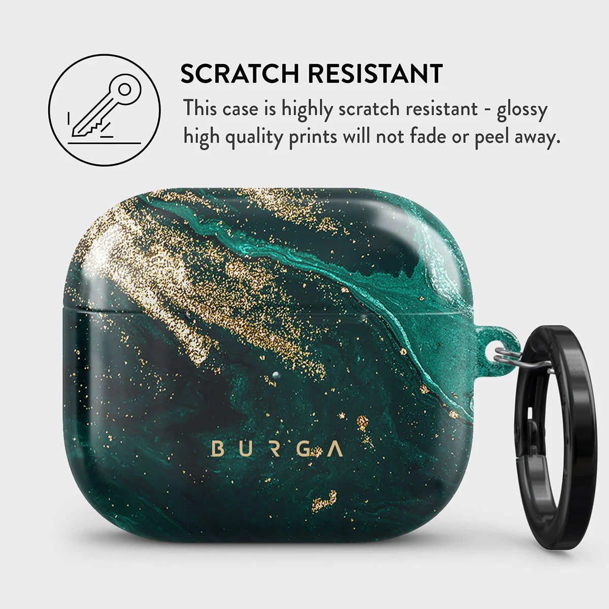 Burga AirPods 3 Σκληρή Θήκη - Emerald Pool