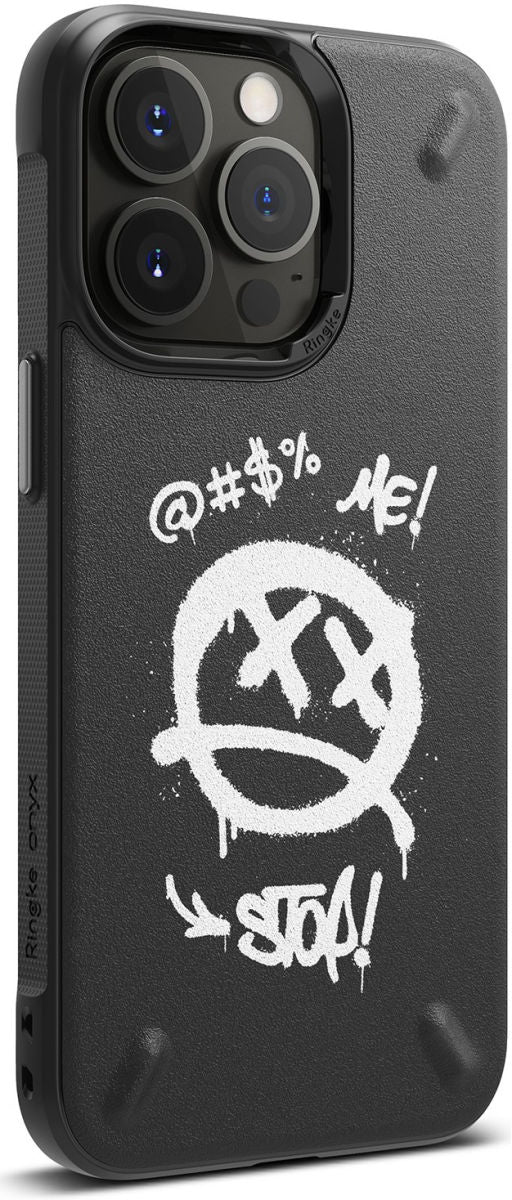 Ringke iPhone 13 Pro Onyx Durable TPU Case Θήκη Σιλικόνης - Design Graffiti - Black