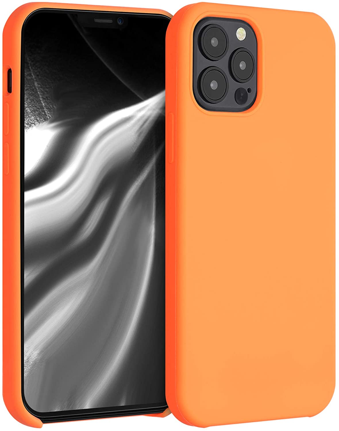 KW iPhone 12 / iPhone 12 Pro Θήκη Σιλικόνης Rubber TPU - Cosmic Orange - 52641.150