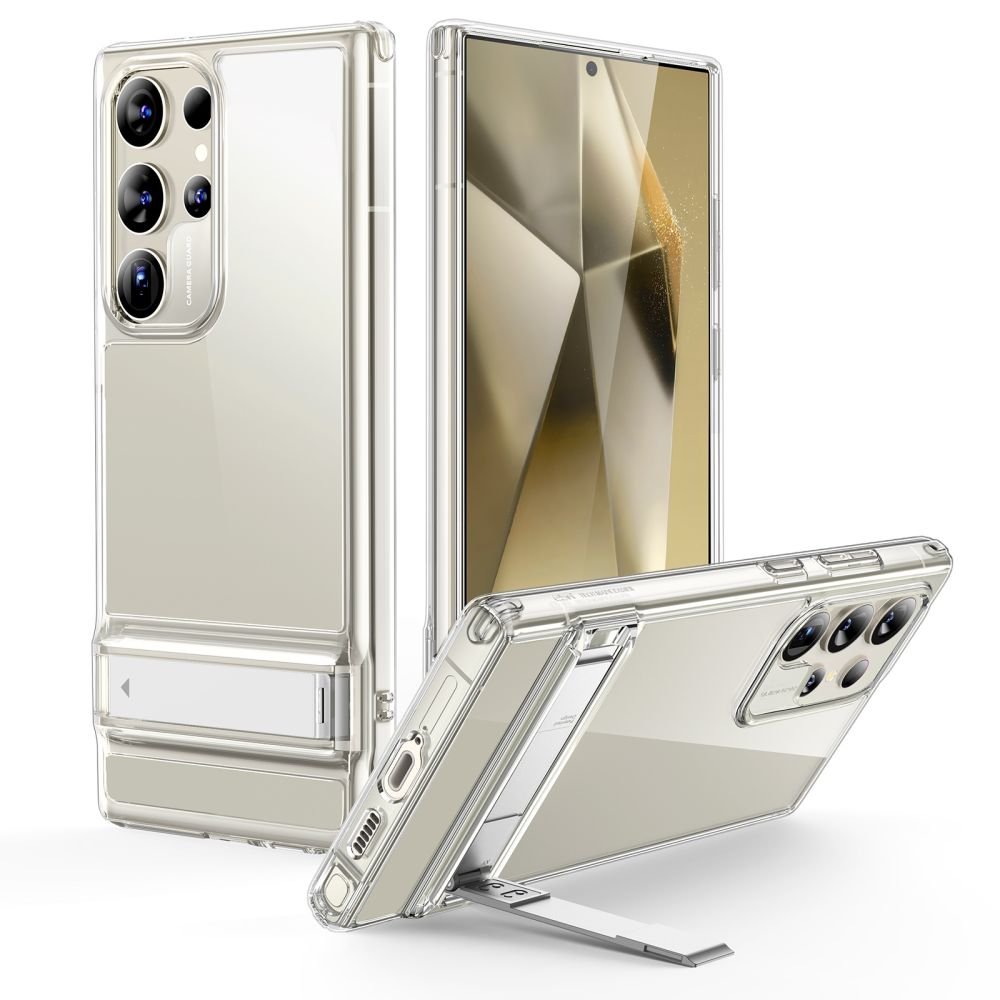 ESR Samsung Galaxy S24 Ultra Air Shield Boost Σκληρή Θήκη με Πλαίσιο Σιλικόνης και Stand - Διάφανη