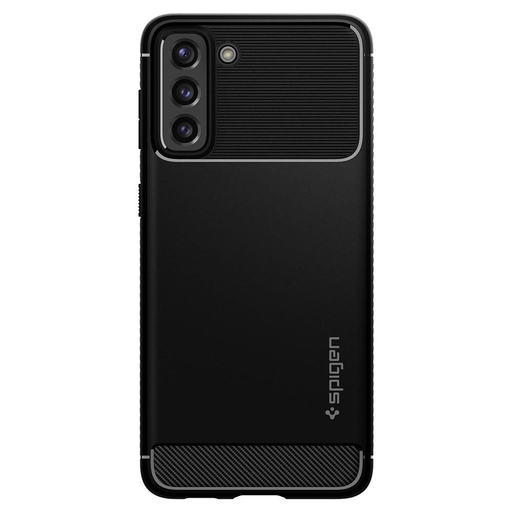 Spigen Samsung Galaxy S21 Θήκη TPU Rugged Armor - Black Matte