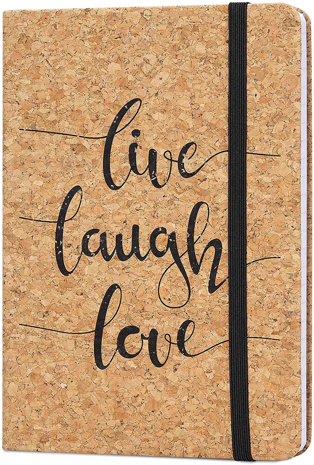 Navaris Notebook with Cork Cover Σημειωματάριο από Φελλό Design Live / Laugh / Love - 48477.05