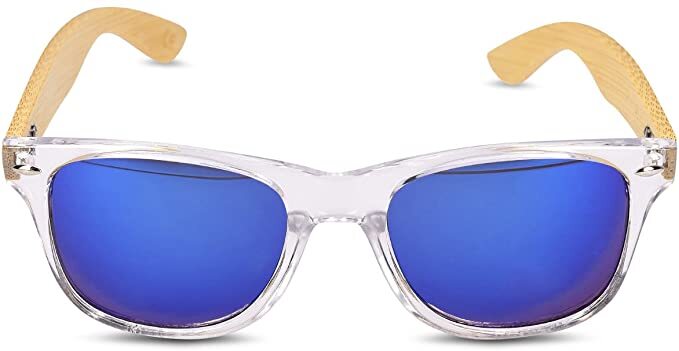 Navaris Unisex Γυαλιά Ηλίου - UV400 - Clear / Light Brown - 40731.03.04