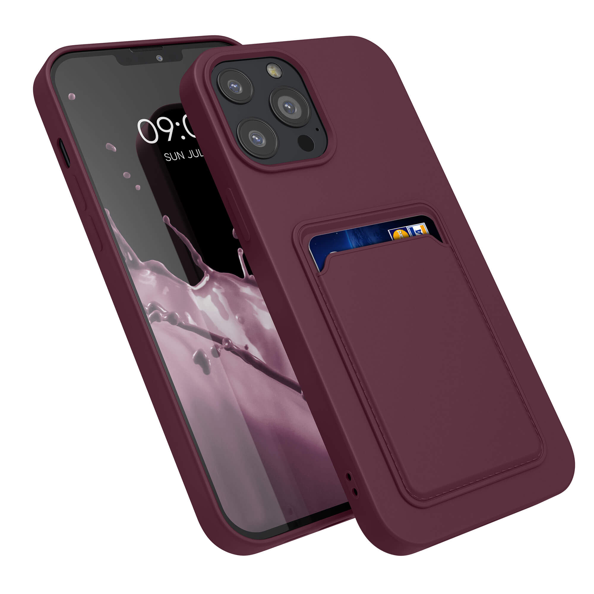 KW iPhone 13 Pro Max Θήκη Σιλικόνης TPU - Tawny Red - 55982.190