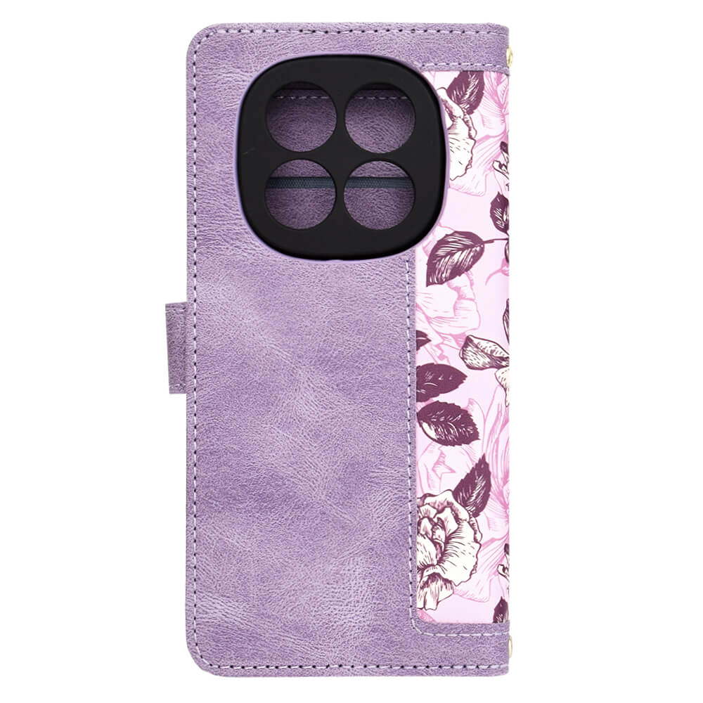 Techsuit Xiaomi Redmi Note 14 Pro+ 5G - FlipCraft - Θήκη Πορτοφόλι από Δερματίνη - Mysterious Purple