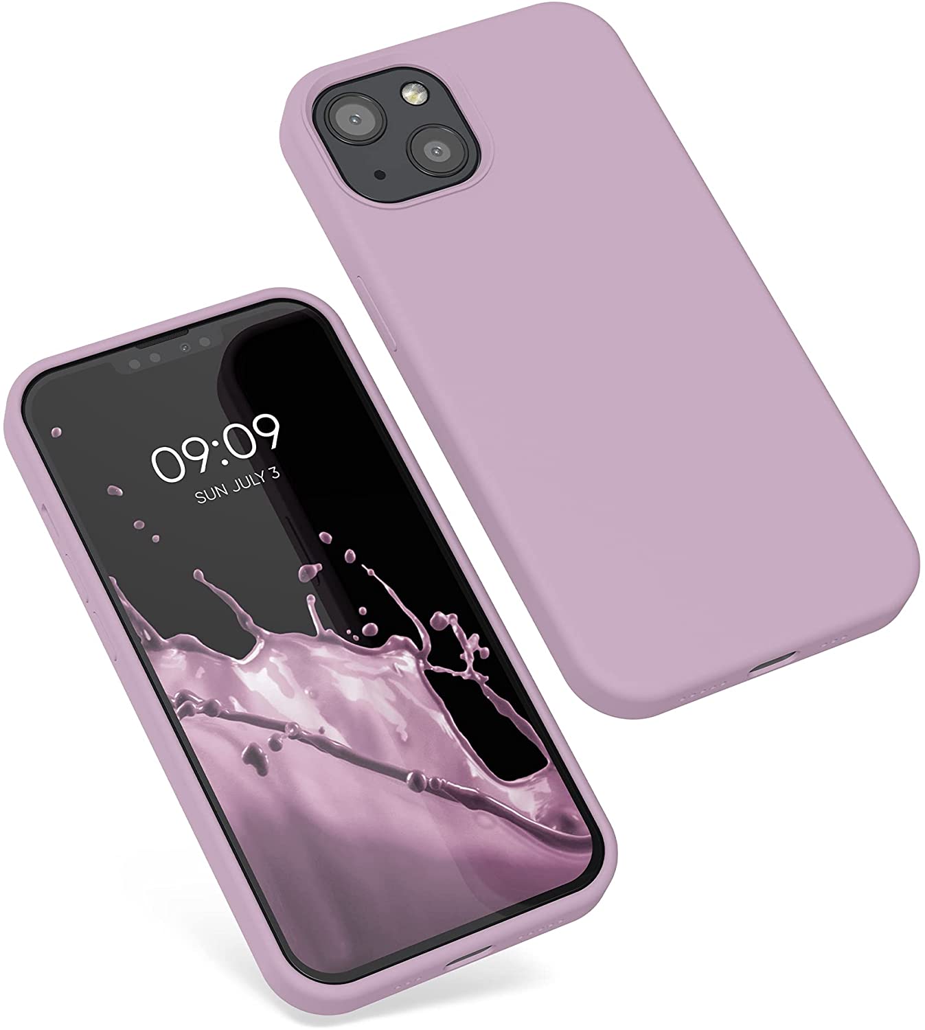KW iPhone 13 Θήκη Σιλικόνης Rubberized TPU - Mauve - 55878.140