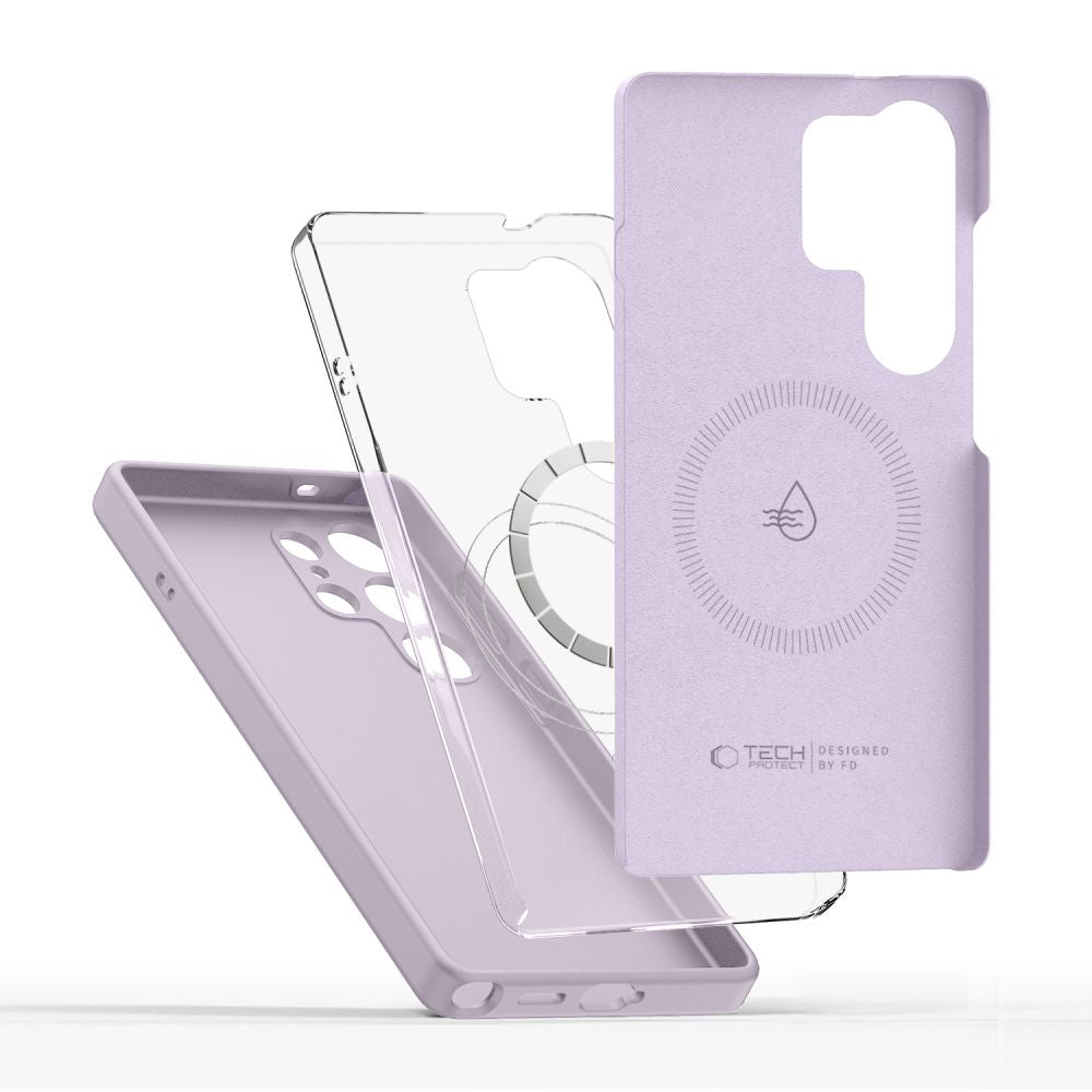 Tech-Protect Samsung Galaxy S25 Ultra Liquid Silicone - MagSafe Θήκη Σιλικόνης TPU - Mauve