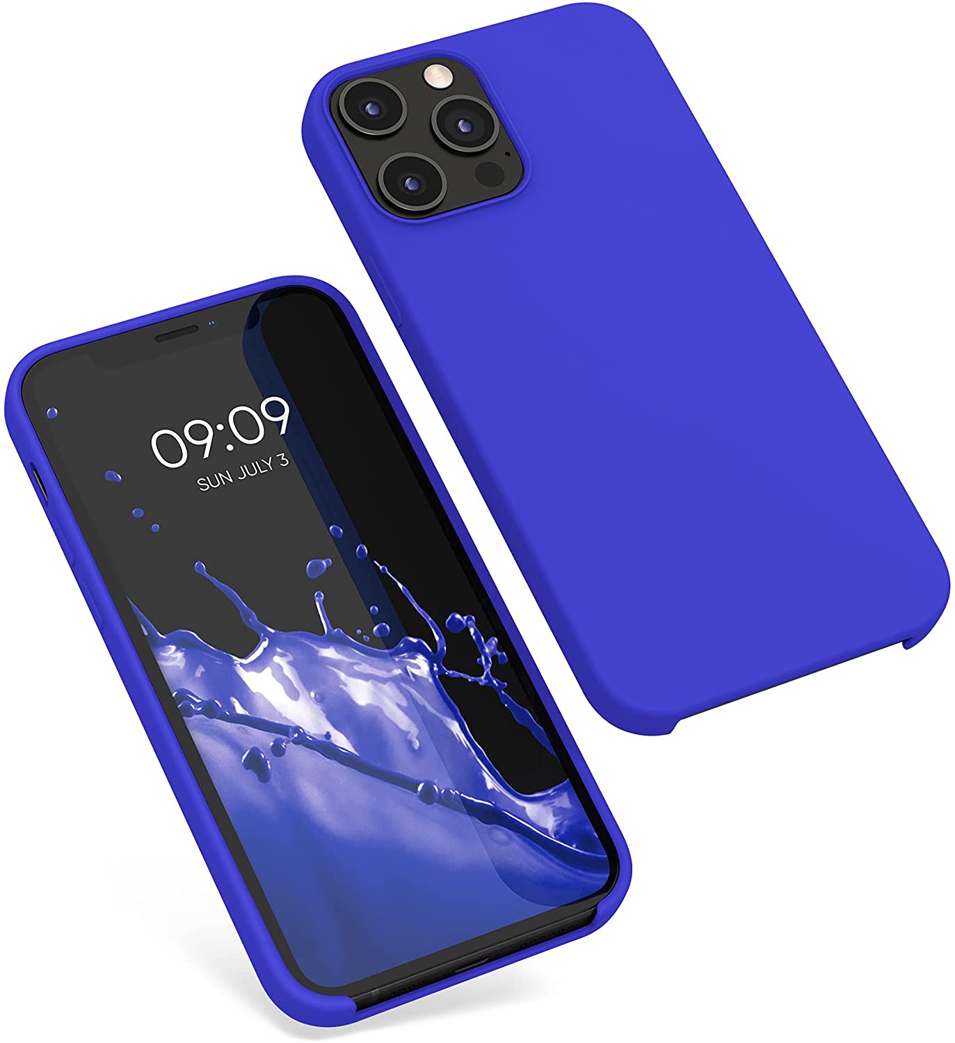KW iPhone 12 Pro Max Θήκη Σιλικόνης Rubber TPU - Royal Blue - 52644.134