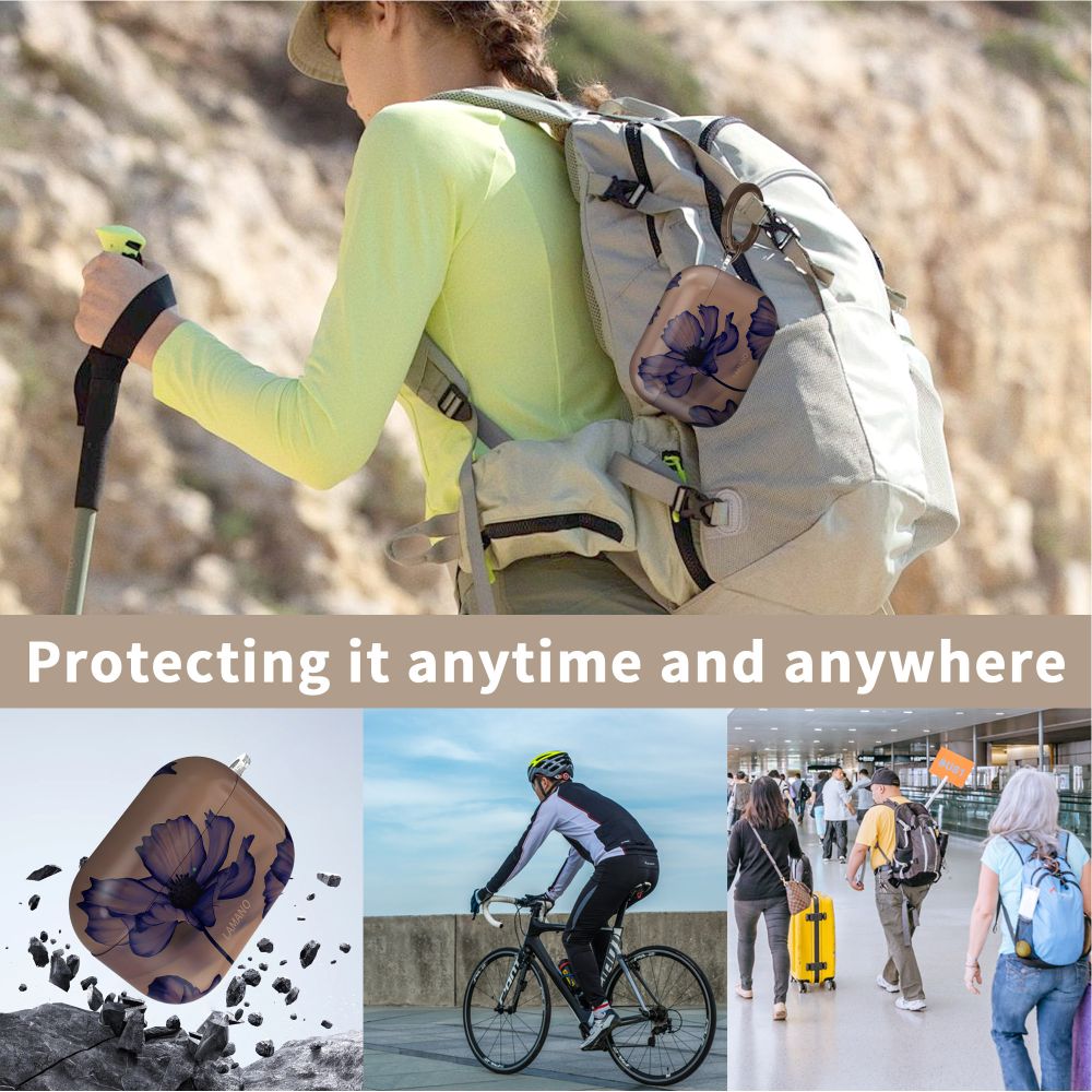 Tech - Protect AirPods Pro 1 / 2 - Θήκη από Σκληρό Πλαστικό - Lamano - Velvet Night