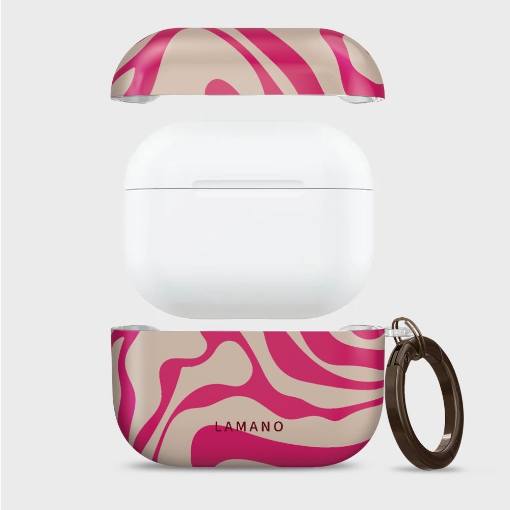 Tech-Protect AirPods Pro 3 - Θήκη από Σκληρό Πλαστικό - Lamano - Flamingo Bloom