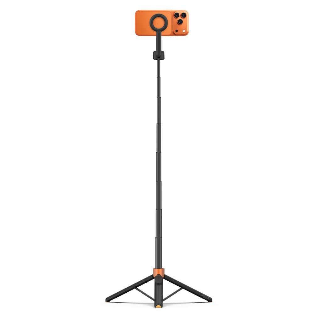 Tech - Protect Ασύρματο MagSafe Bluetooth Selfie Stick με Τρίποδο και Τηλεχειριστήριο - L10S - Black / Orange