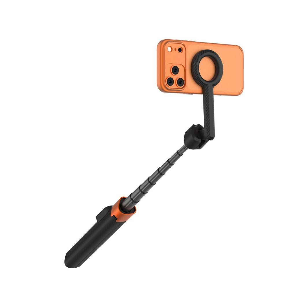 Tech - Protect Ασύρματο MagSafe Bluetooth Selfie Stick με Τρίποδο και Τηλεχειριστήριο - L10S - Black / Orange