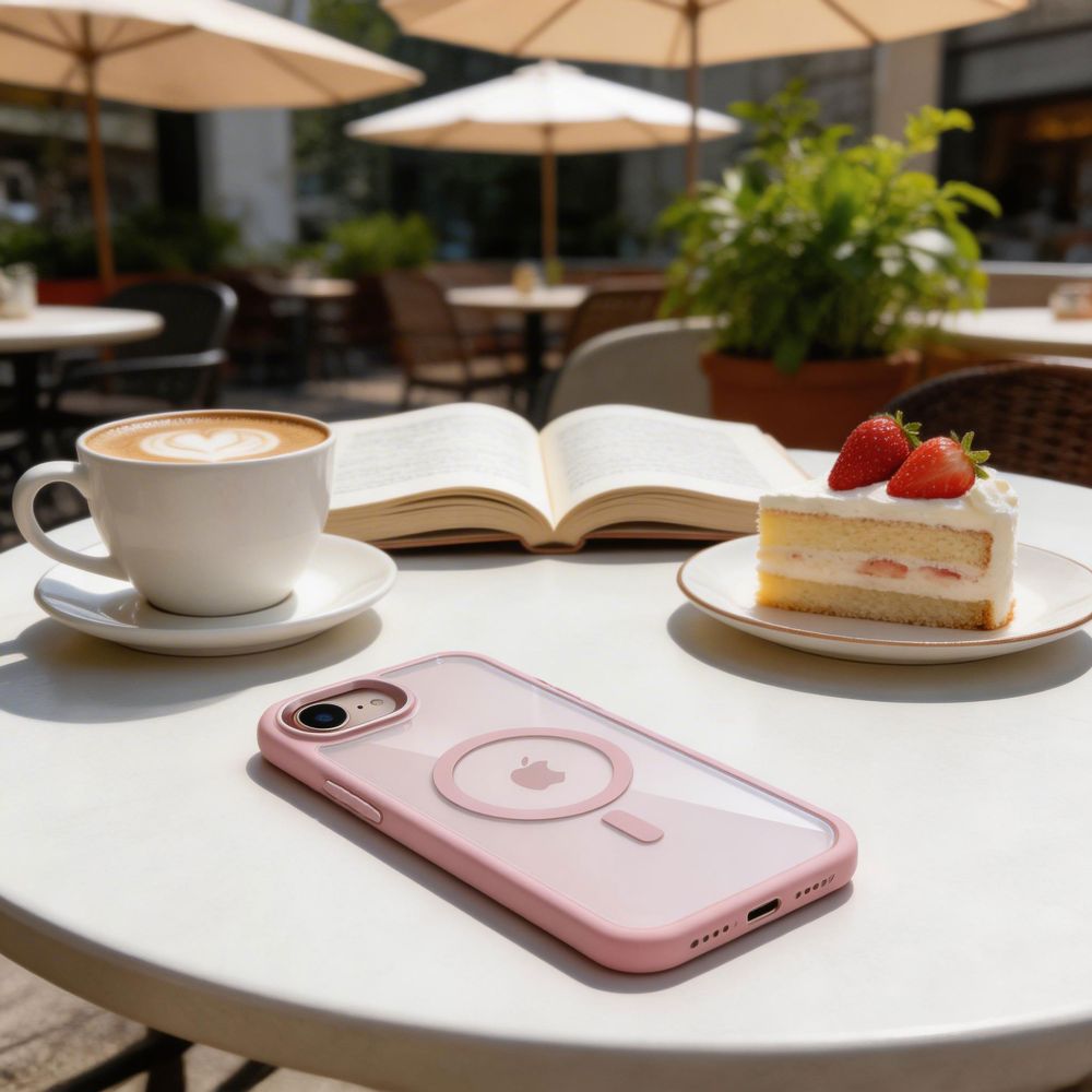Tech - Protect iPhone 16e / iPhone 17e - Σκληρή Θήκη με Πλαίσιο Σιλικόνης και MagSafe - MagMat MagSafe - Matte Pink