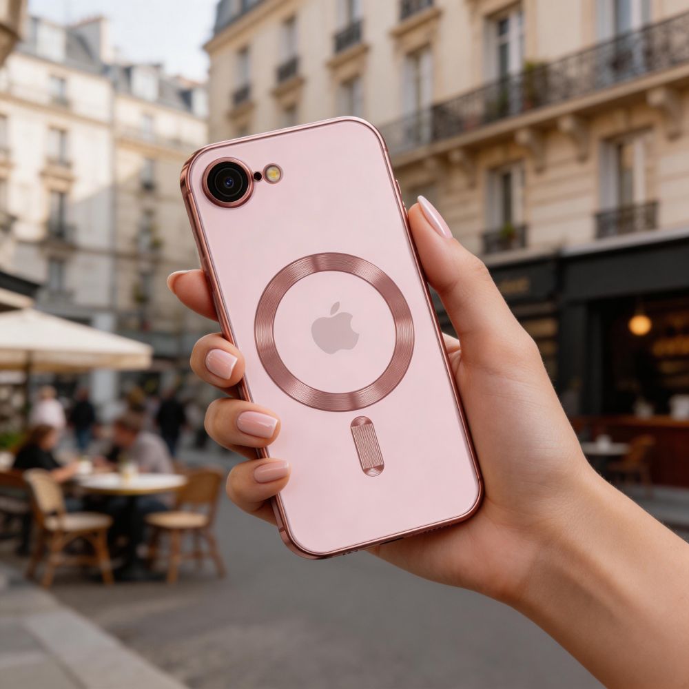 Tech - Protect iPhone 16e / iPhone 17e - Θήκη Σιλικόνης TPU με MagSafe - MagFlex - Rose Gold