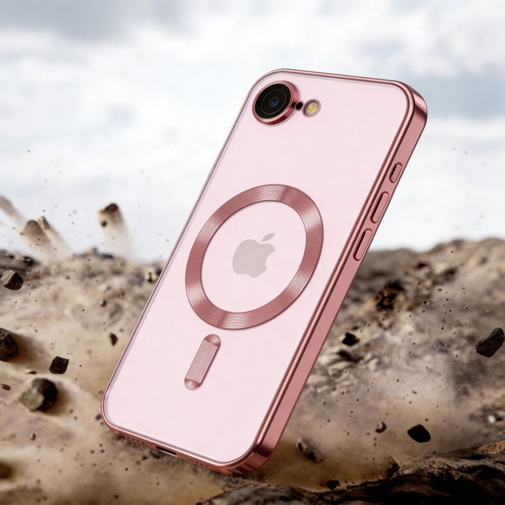 Tech - Protect iPhone 16e / iPhone 17e - Θήκη Σιλικόνης TPU με MagSafe - MagFlex - Rose Gold