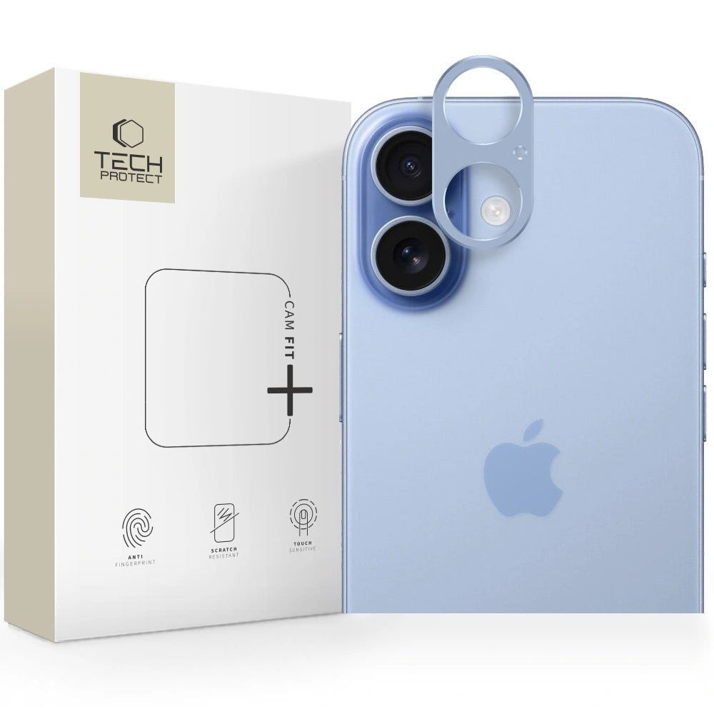Tech - Protect iPhone 17 - Camalloy Fit+ - Μεταλλικό Προστατευτικό για την Κάμερα - Mist Blue
