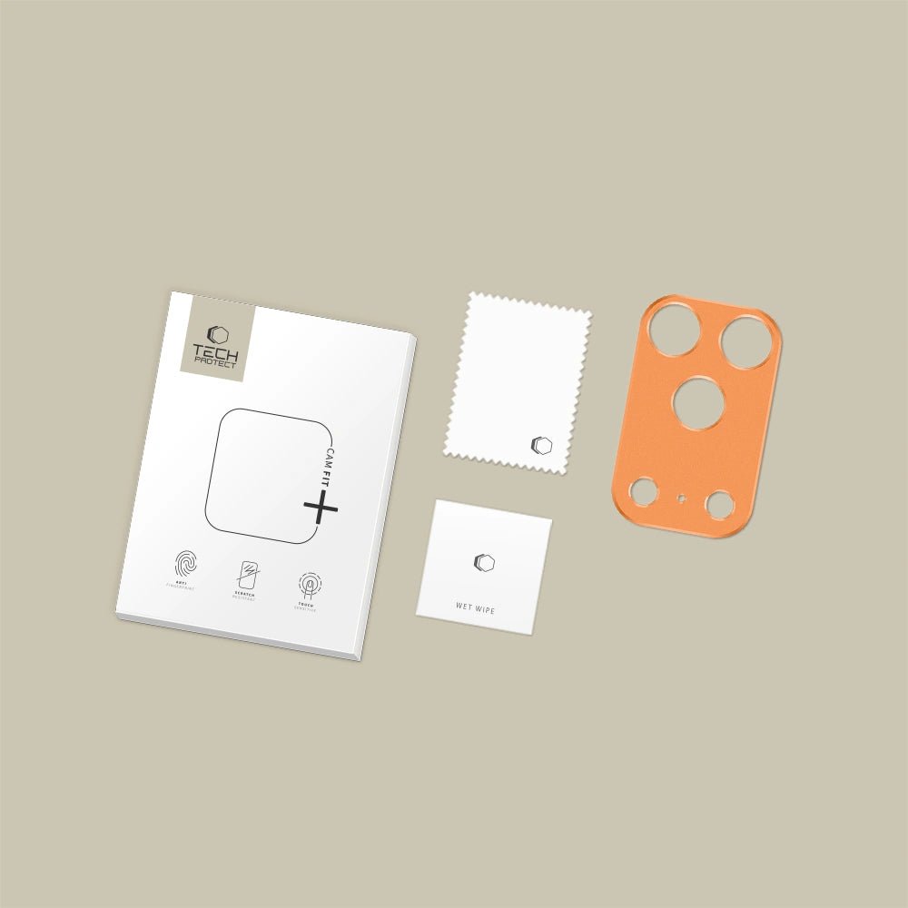 Tech - Protect iPhone 17 Pro - Camalloy Fit+ - Μεταλλικό Προστατευτικό για την Κάμερα - Cosmic Orange