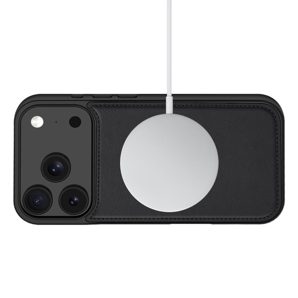Tech-Protect iPhone 17 Pro / iPhone 18 Pro - Θήκη Πορτοφόλι Stand από Δερματίνη με Αποσπώμενη θήκη MagSafe - Matte Black