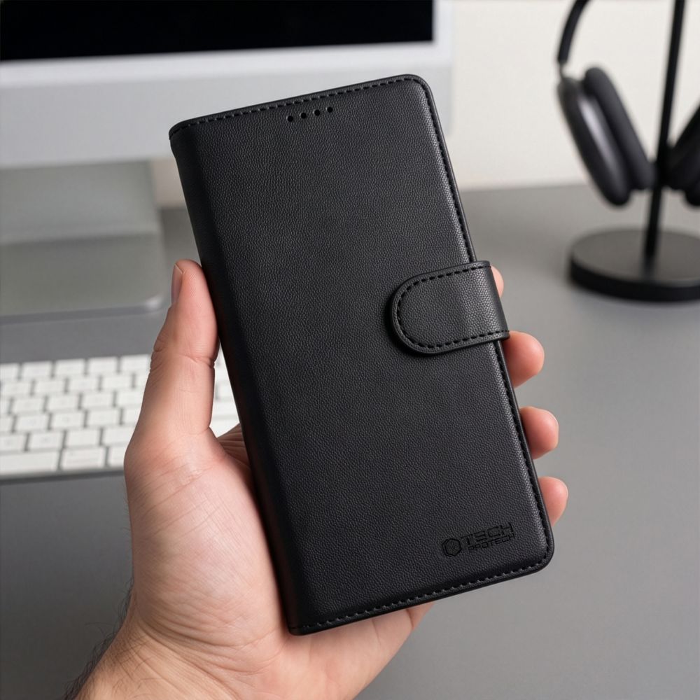 Tech-Protect iPhone 17 Pro / iPhone 18 Pro - Θήκη Πορτοφόλι Stand από Δερματίνη με Αποσπώμενη θήκη MagSafe - Matte Black