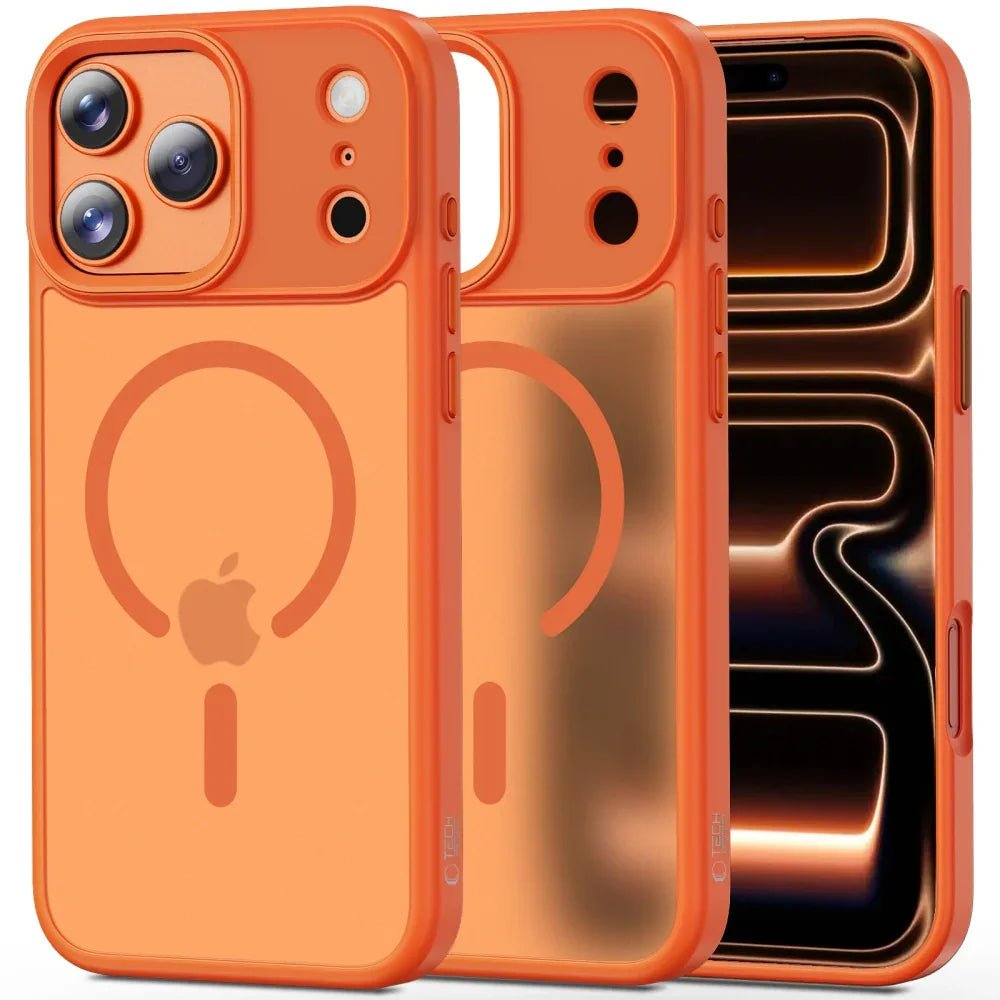 Tech - Protect iPhone 17 Pro - MagMat MagSafe - Σκληρή Θήκη με Πλαίσιο Σιλικόνης και MagSafe - Matte Cosmic Orange
