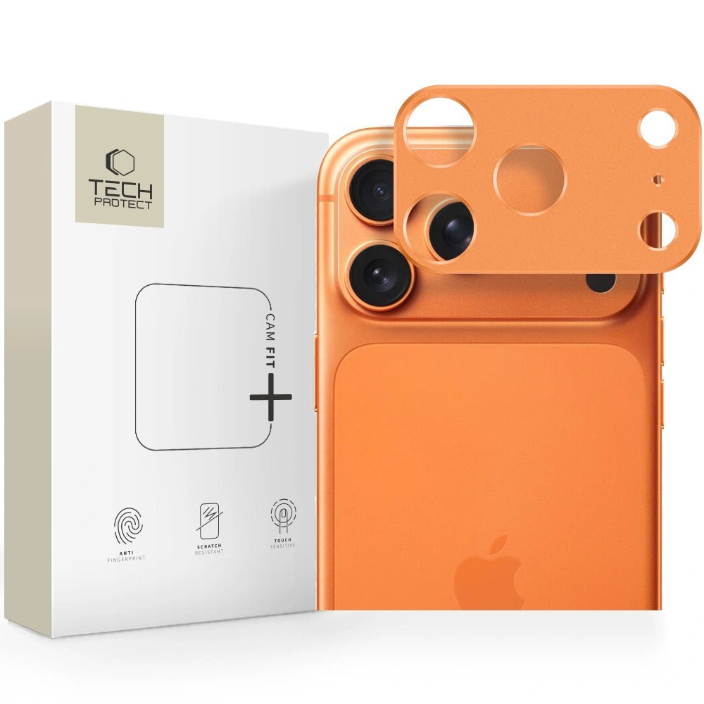 Tech - Protect iPhone 17 Pro Max - Camalloy Fit+ - Μεταλλικό Προστατευτικό για την Κάμερα - Cosmic Orange