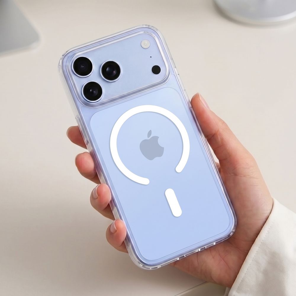 Tech-Protect iPhone 17 Pro Max / iPhone 18 Pro Max - Flexair Hybrid MagSafe - Σκληρή Θήκη με Πλαίσιο Σιλικόνης και MagSafe - Clear