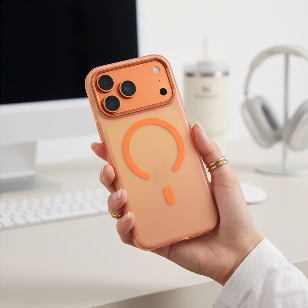 Tech-Protect iPhone 17 Pro Max / iPhone 18 Pro Max - Σκληρή Θήκη - MagZero MagSafe - Matte Cosmic Orange