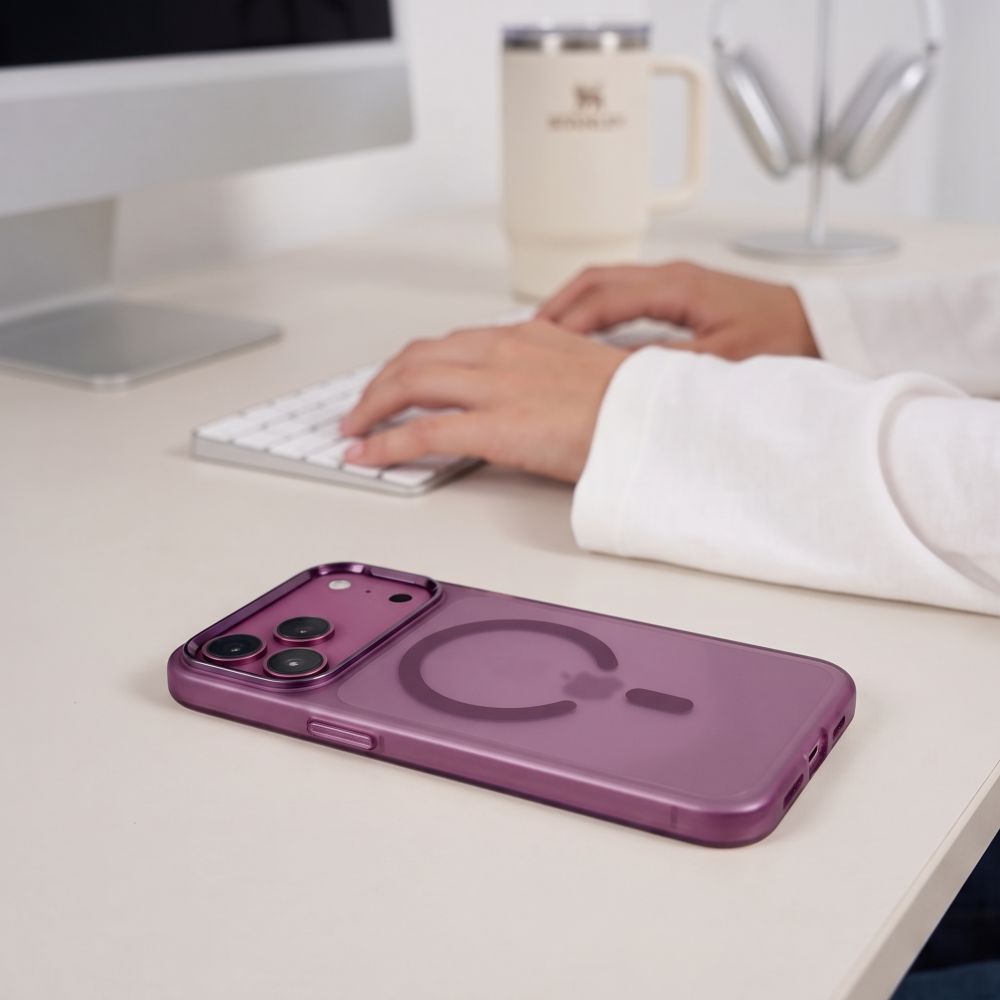 Tech-Protect iPhone 17 Pro Max / iPhone 18 Pro Max - Σκληρή Θήκη - MagZero MagSafe - Matte Dark Cherry