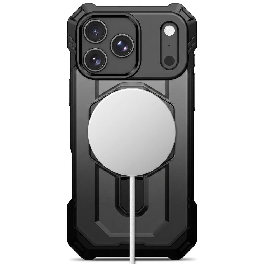 Tech-Protect iPhone 17 Pro Max / iPhone 18 Pro Max - Σκληρή Θήκη με Δαχτυλίδι Συγκράτησης / Stand - MagForce MagSafe - Matte Black
