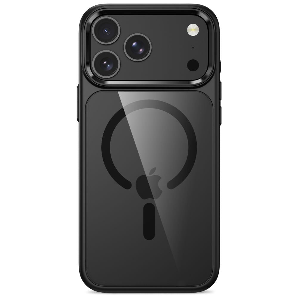 Tech-Protect iPhone 17 Pro Max / iPhone 18 Pro Max - Σκληρή Θήκη με Πλαίσιο Σιλικόνης - MagMat MagSafe CC - Black / Clear