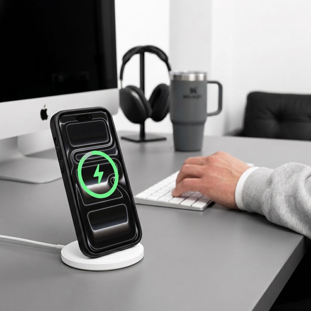 Tech-Protect iPhone 17 Pro Max / iPhone 18 Pro Max - Σκληρή Θήκη με Πλαίσιο Σιλικόνης - MagMat MagSafe CC - Black / Clear