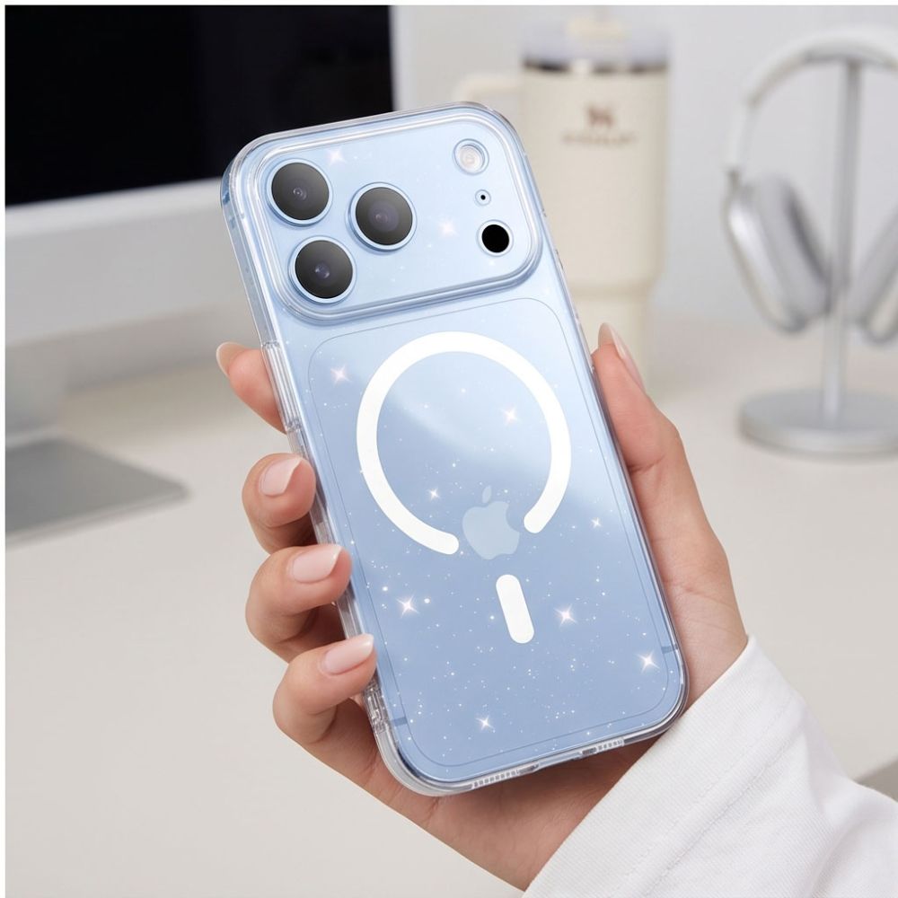 Tech-Protect iPhone 17 Pro Max / iPhone 18 Pro Max - Θήκη Σιλικόνης TPU με MagSafe - Flexair - Glitter