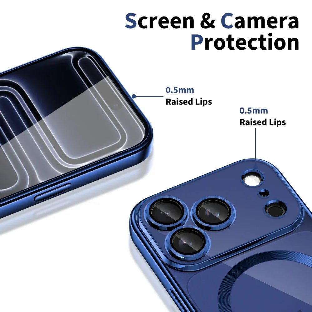 Tech - Protect iPhone 17 Pro Max MagFlex - Θήκη Σιλικόνης TPU με MagSafe - Shiny Deep Blue