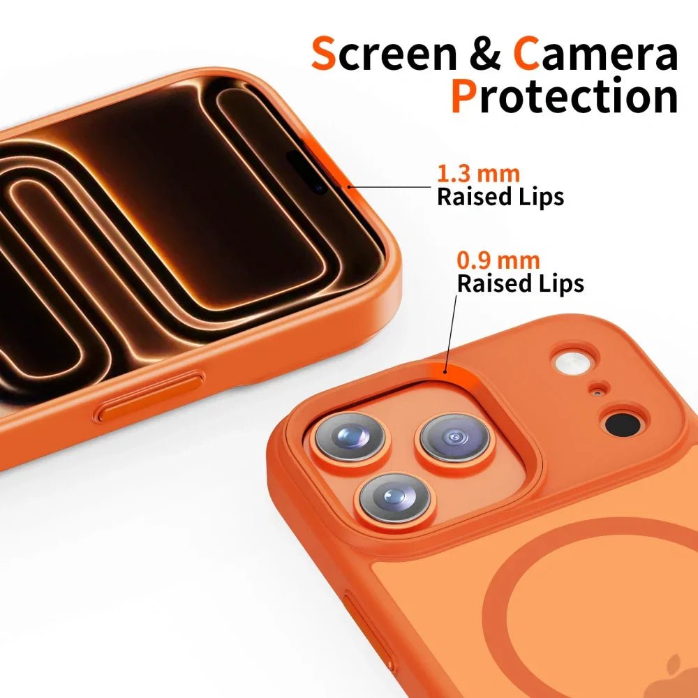 Tech - Protect iPhone 17 Pro Max - MagMat MagSafe - Σκληρή Θήκη με Πλαίσιο Σιλικόνης και MagSafe - Matte Cosmic Orange