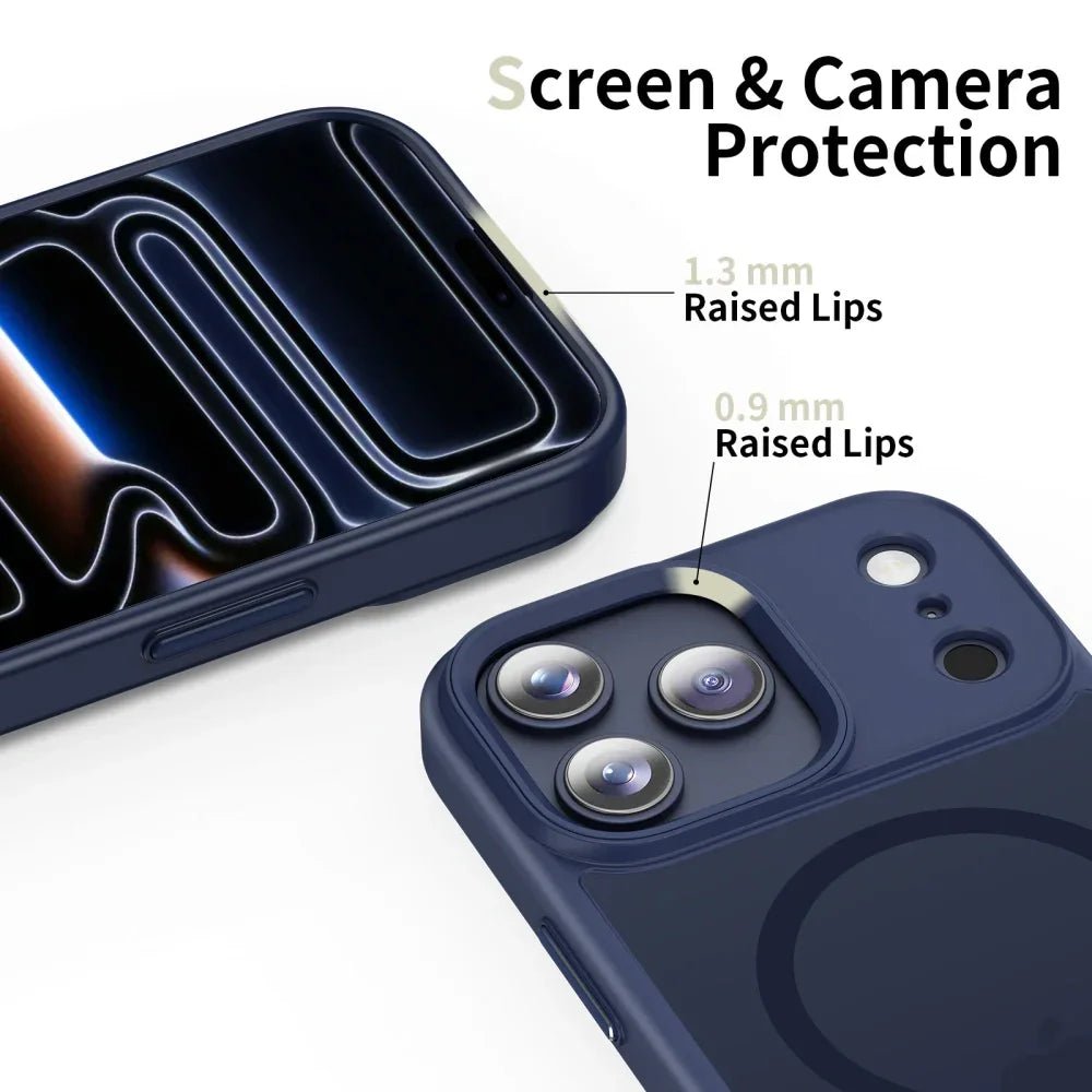 Tech - Protect iPhone 17 Pro Max - MagMat MagSafe - Σκληρή Θήκη με Πλαίσιο Σιλικόνης και MagSafe - Matte Deep Blue