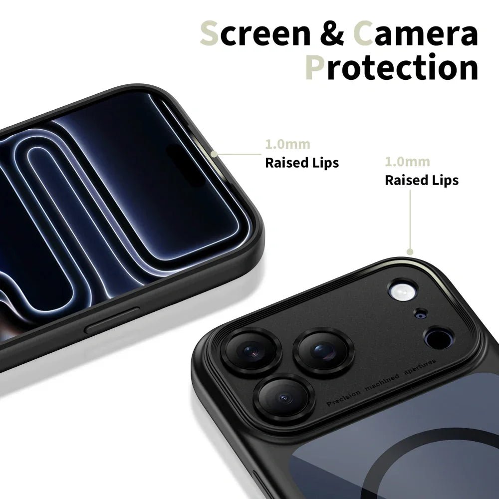Tech - Protect iPhone 17 Pro Max - MagPeak MagSafe CC - Σκληρή Θήκη με Πλαίσιο Σιλικόνης - Black / Clear