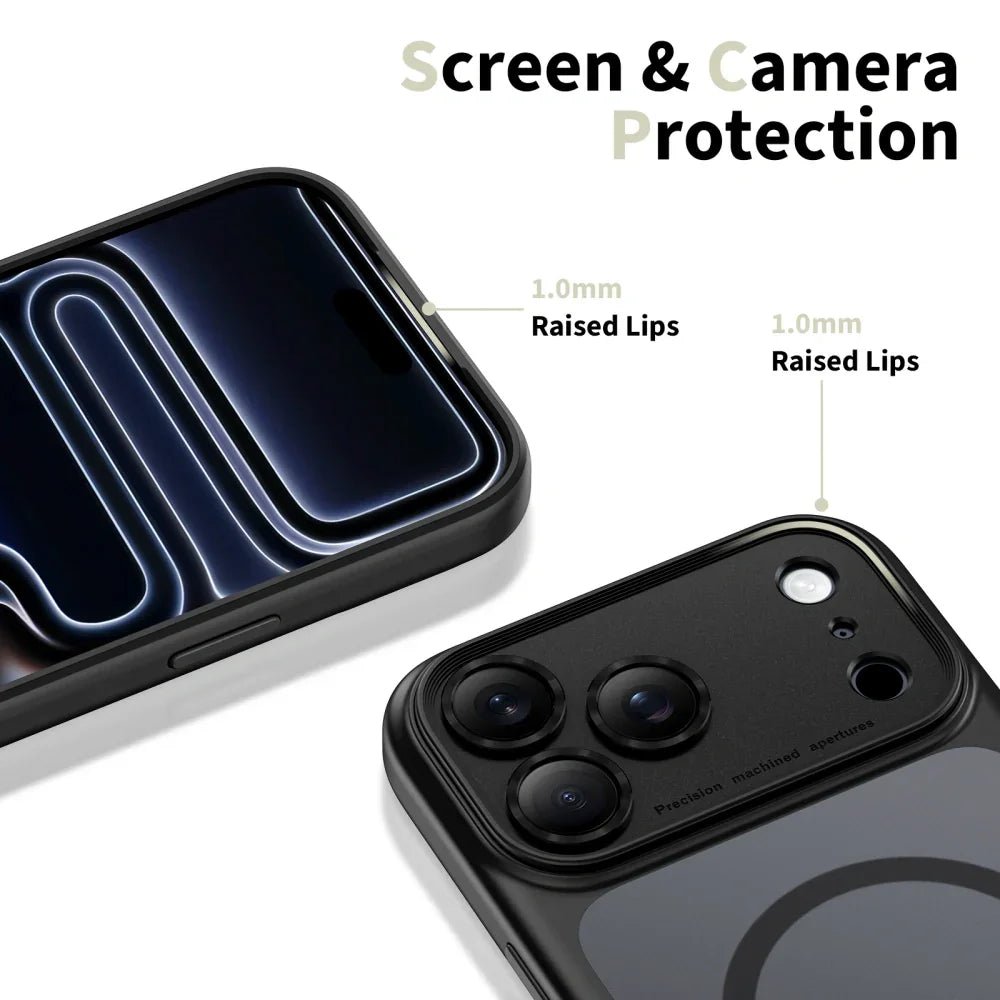 Tech - Protect iPhone 17 Pro Max - MagPeak MagSafe CC - Σκληρή Θήκη με Πλαίσιο Σιλικόνης - Matte Black