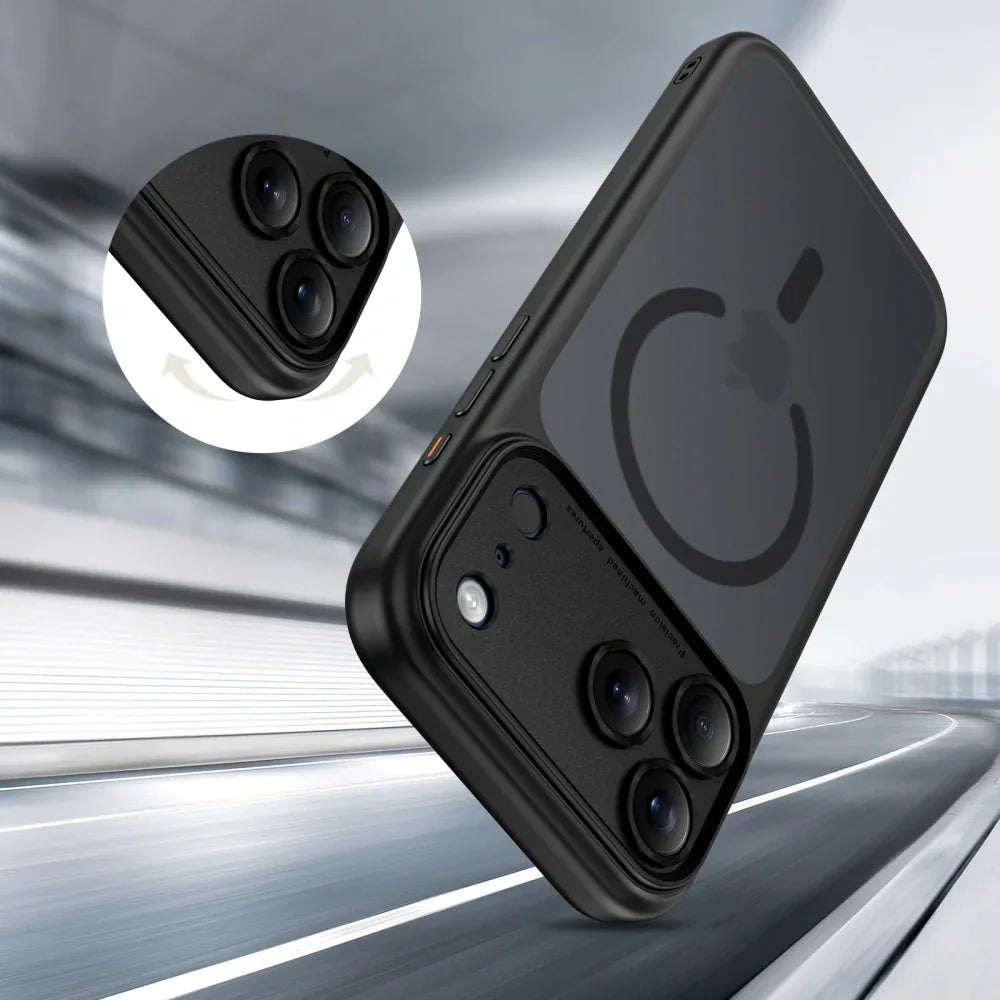 Tech - Protect iPhone 17 Pro Max - MagPeak MagSafe CC - Σκληρή Θήκη με Πλαίσιο Σιλικόνης - Matte Black