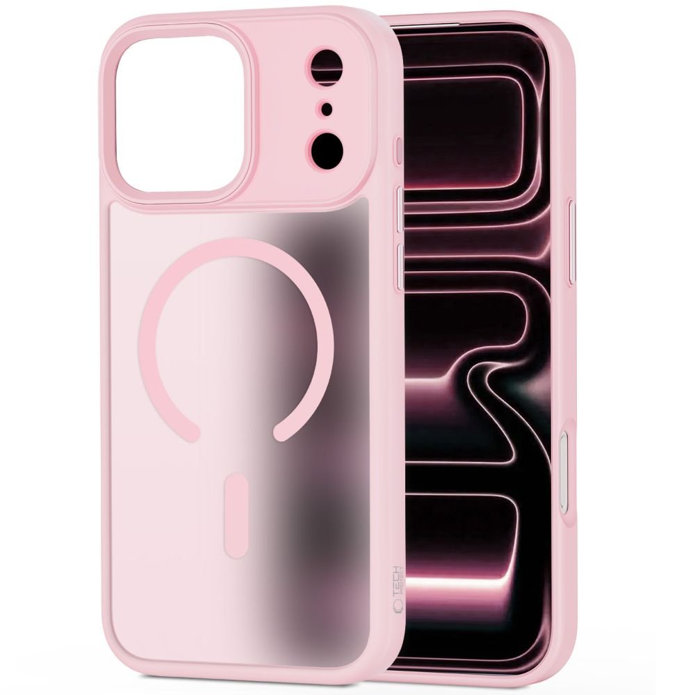Tech - Protect iPhone 17 Pro Max - Σκληρή Θήκη με Πλαίσιο Σιλικόνης και MagSafe - MagMat MagSafe - Matte Pink