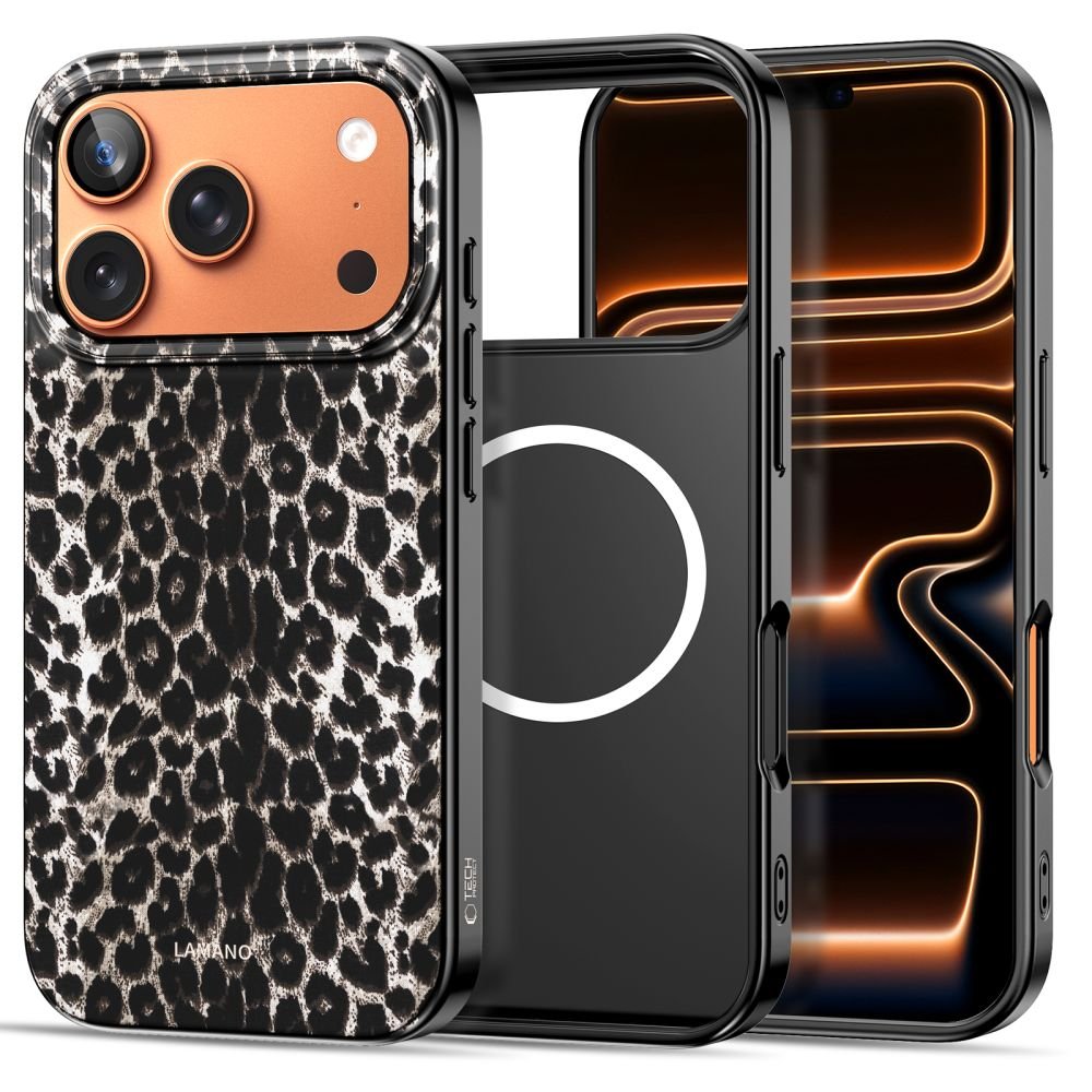 Tech - Protect iPhone 17 Pro - Σκληρή Θήκη με MagSafe - Lamano MagSafe - Leopard