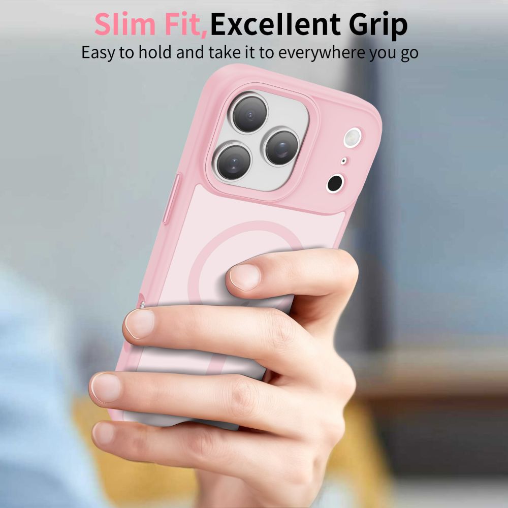 Tech - Protect iPhone 17 Pro - Σκληρή Θήκη με Πλαίσιο Σιλικόνης και MagSafe - MagMat MagSafe - Matte Pink