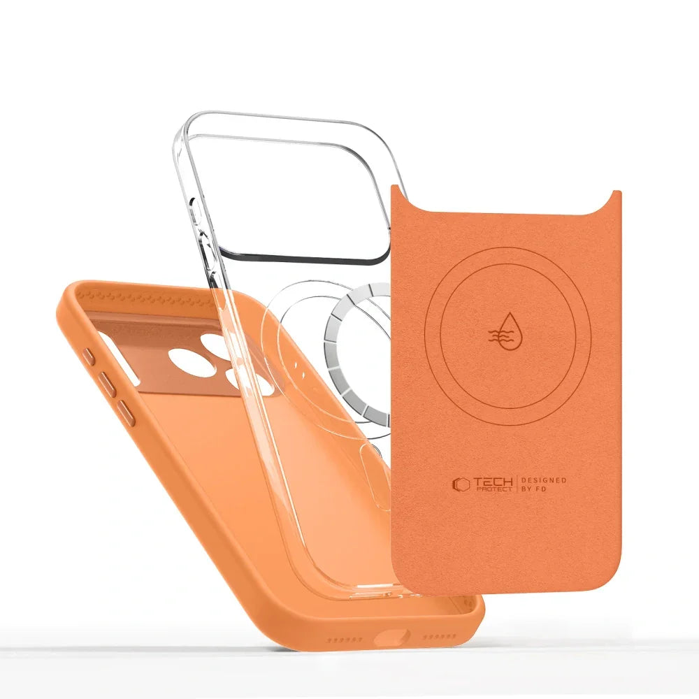 Tech-Protect iPhone 17 Pro - Uniq MagSafe - Θήκη Σιλικόνης - Cosmic Orange - likebrands.gr