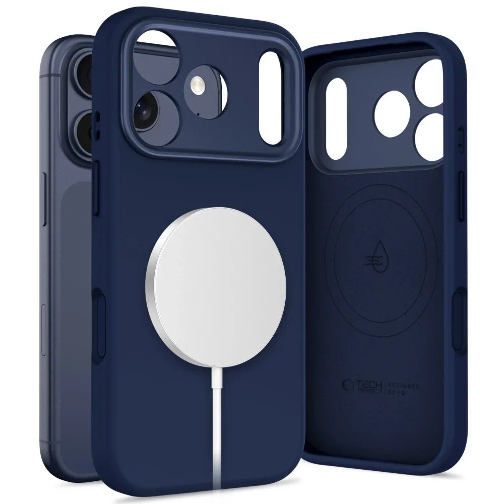 Tech - Protect iPhone 17 Pro - Uniq MagSafe - Θήκη Σιλικόνης - Deep Blue