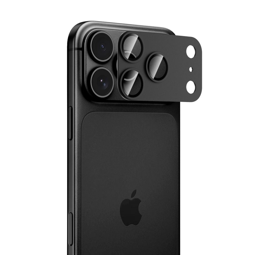 Tech-Protect iPhone 18 Pro - Camfull Fit+ - Προστατευτικό για την Κάμερα με Αντιχαρακτικό Γυαλί - Black