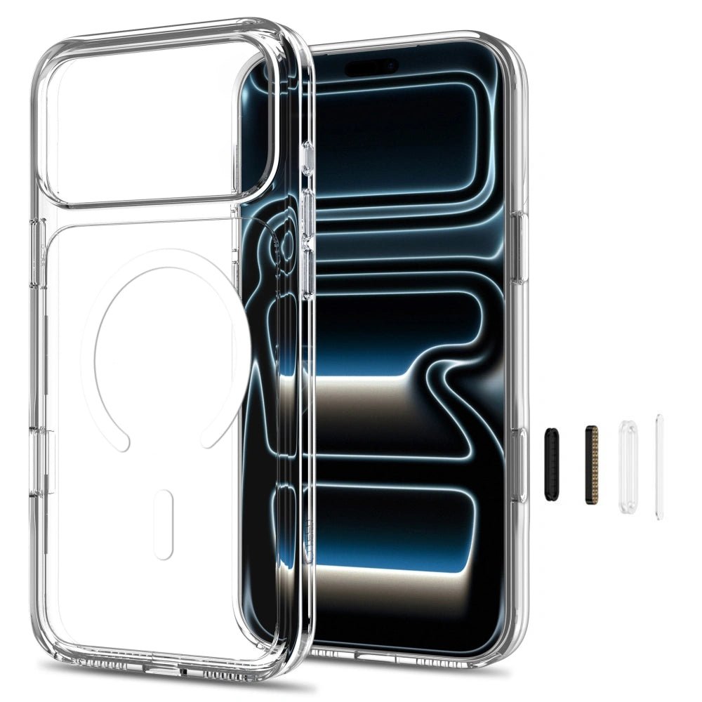 Tech-Protect iPhone 18 Pro / iPhone 17 Pro - Σκληρή Θήκη MagSafe με Πλαίσιο Σιλικόνης - Flexair Hybrid CC - Clear