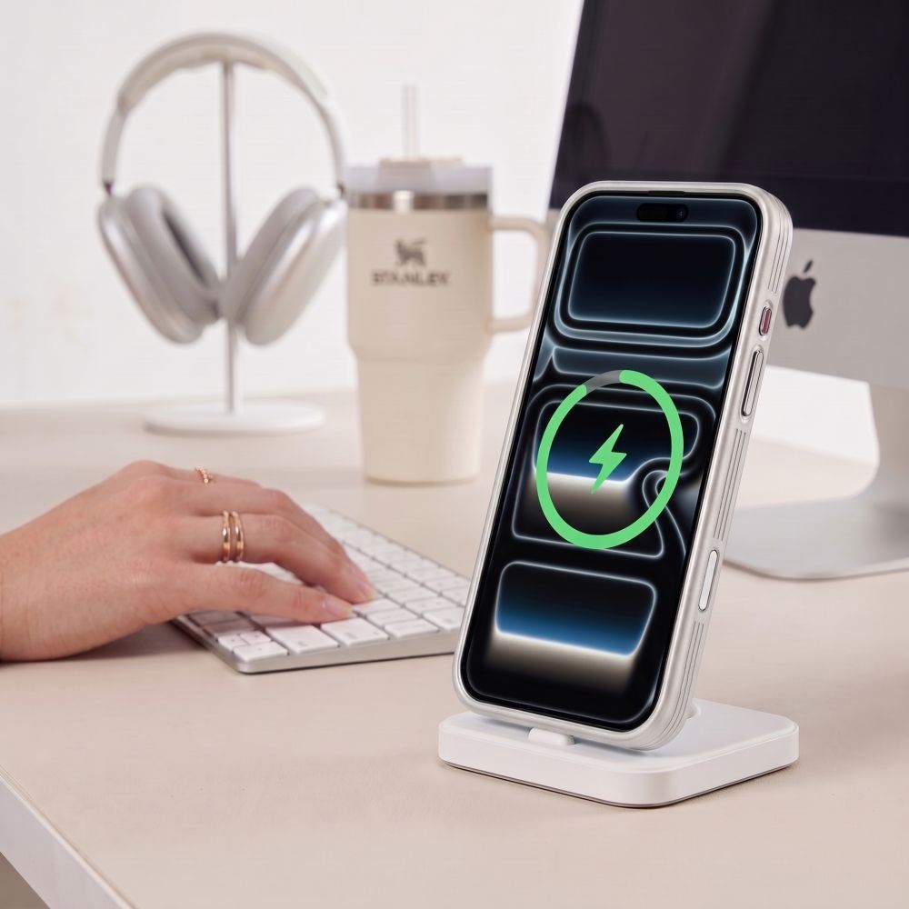 Tech-Protect iPhone 18 Pro / iPhone 17 Pro - Σκληρή Θήκη με Πλαίσιο Σιλικόνης και MagSafe - MagPrime MagSafe CC - Matte Grey